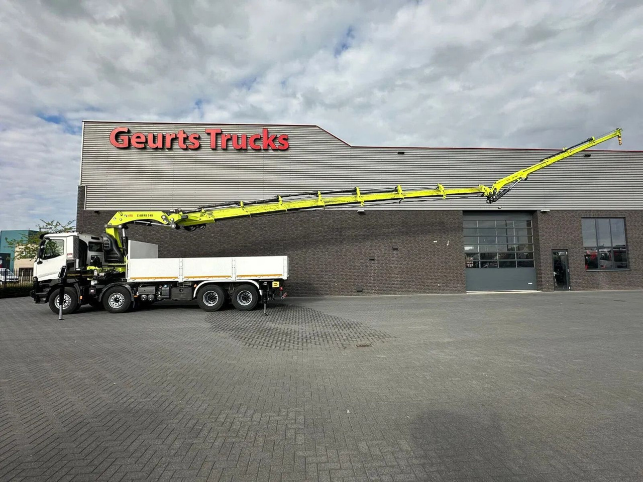 Renault C460 8X4 + HIAB X-HIPRO 548 E-7 MET JIB KRAAN / - 크레인 트럭 : 사진 5 Renault C460 8X4 + HIAB X-HIPRO 548 E-7 MET JIB KRAAN / - 크레인 트럭 : 사진 5