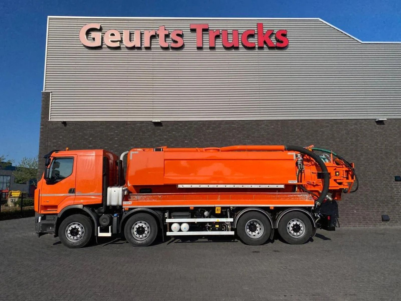 Renault Lander 430 8X2 STOKOTA VACUUM/HOGEDRUK /COMBI/KO - 진공 흡입 트럭 : 사진 1 Renault Lander 430 8X2 STOKOTA VACUUM/HOGEDRUK /COMBI/KO - 진공 흡입 트럭 : 사진 1