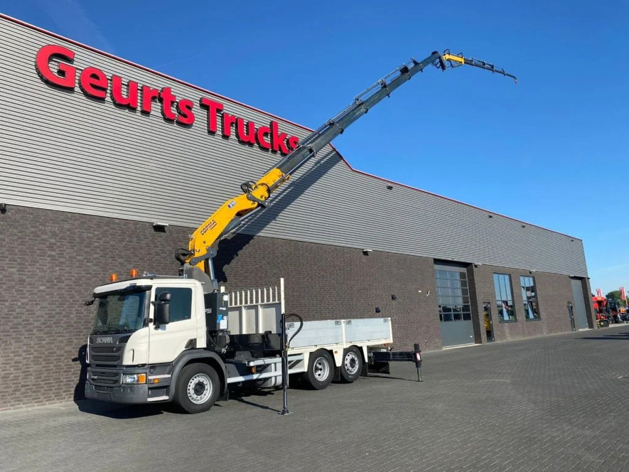 Scania P250 6X2 + COPMA 510.7 + JIB J4 KRAAN/KRAN/CRANE - 크레인 트럭 : 사진 2 Scania P250 6X2 + COPMA 510.7 + JIB J4 KRAAN/KRAN/CRANE - 크레인 트럭 : 사진 2