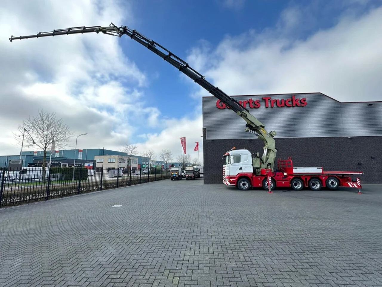 Scania R480 10X4 TREKKER-BAKWAGEN COMBI + PALFINGER PK - 크레인 트럭 : 사진 5 Scania R480 10X4 TREKKER-BAKWAGEN COMBI + PALFINGER PK - 크레인 트럭 : 사진 5