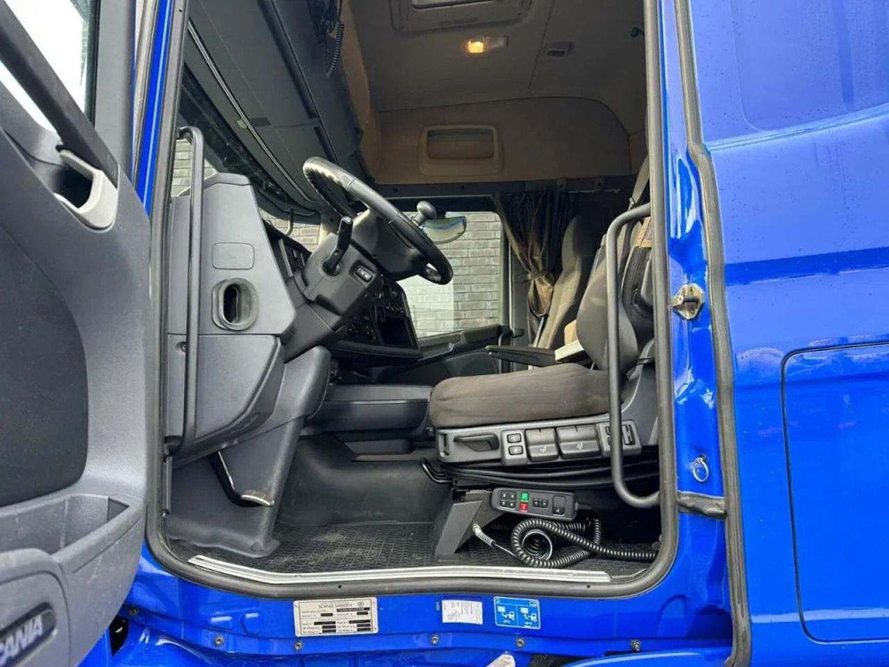 트랙터 유닛 Scania R580 V8 8X4 TREKKER-BAKWAGEN COMBI + HMF 4020-K5 : 사진 30