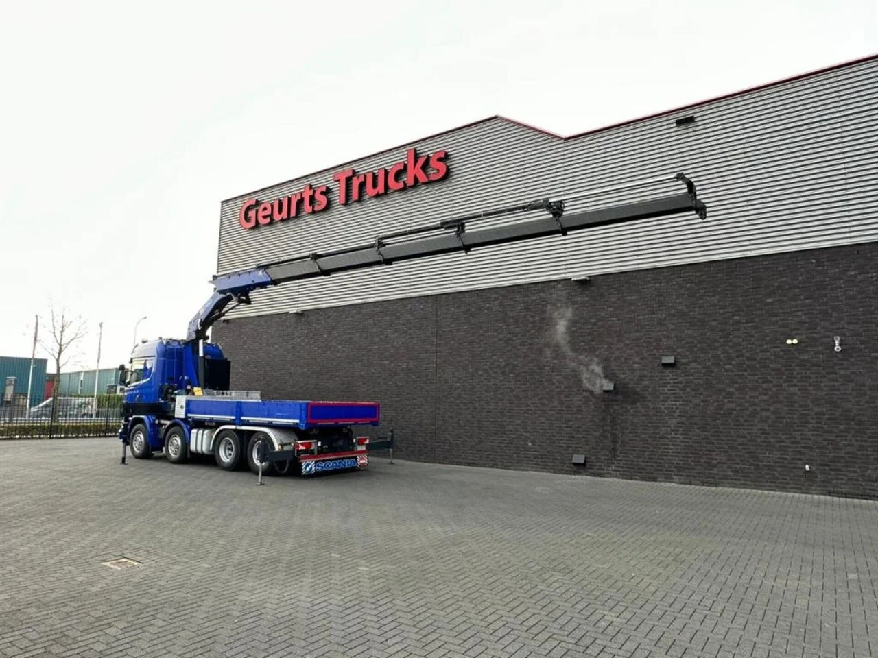 Scania R580 V8 8X4 TREKKER-BAKWAGEN COMBI + HMF 4020-K5 - 크레인 트럭 : 사진 4 Scania R580 V8 8X4 TREKKER-BAKWAGEN COMBI + HMF 4020-K5 - 크레인 트럭 : 사진 4