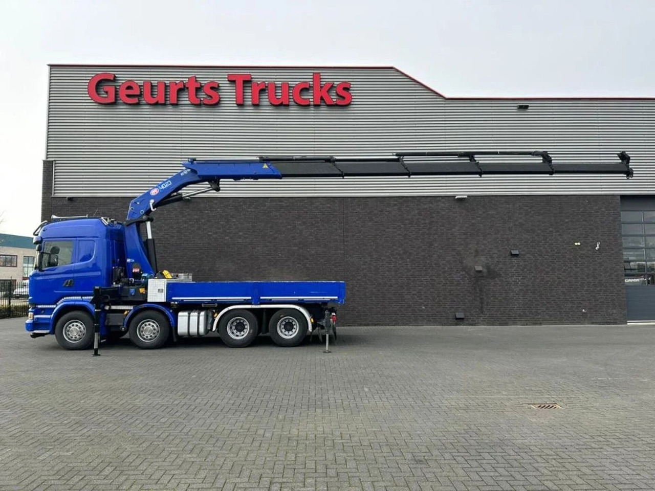 Scania R580 V8 8X4 TREKKER-BAKWAGEN COMBI + HMF 4020-K5 - 크레인 트럭 : 사진 1 Scania R580 V8 8X4 TREKKER-BAKWAGEN COMBI + HMF 4020-K5 - 크레인 트럭 : 사진 1