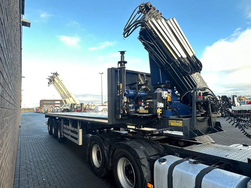 TURBO ,S HOET SC33AA KRAAN/KRAN/CRANE - 드롭사이드/ 플랫베드 세미 트레일러 : 사진 5 TURBO ,S HOET SC33AA KRAAN/KRAN/CRANE - 드롭사이드/ 플랫베드 세미 트레일러 : 사진 5