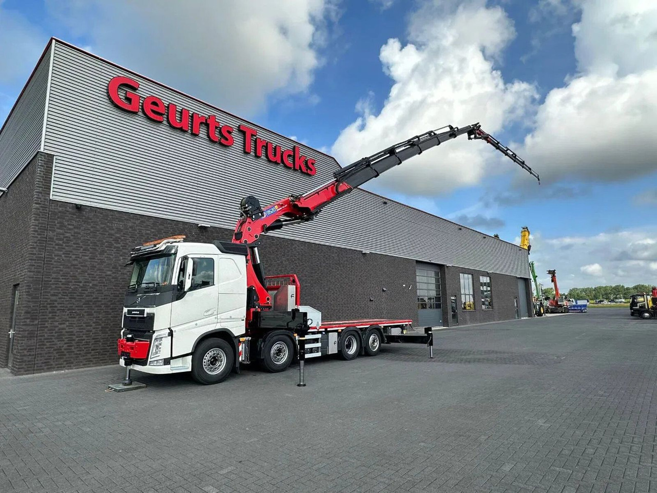 Volvo FH 540 8X2 MET HMF 9520K-K6 + JIB FJ2000-K6 KRAA - 크레인 트럭 : 사진 2 Volvo FH 540 8X2 MET HMF 9520K-K6 + JIB FJ2000-K6 KRAA - 크레인 트럭 : 사진 2