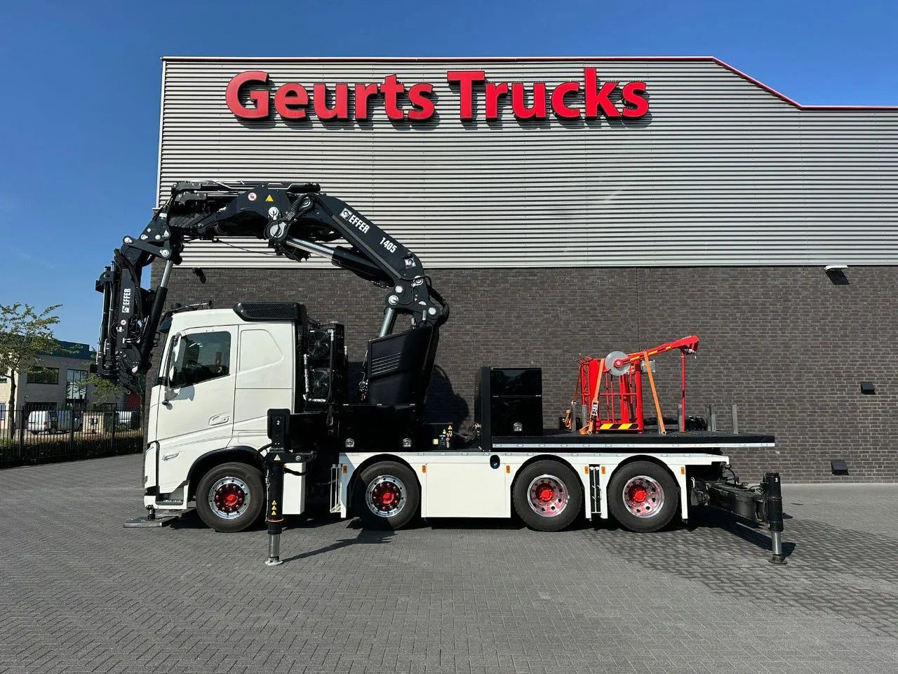 크레인 트럭 Volvo FH 540 8X4F R TREKKER / BAKWAGEN MET EFFER 1405/ : 사진 7