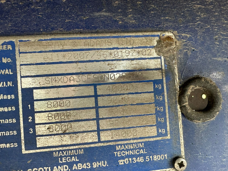 냉동 세미 트레일러 Gray and Adams Meat Hook Thermo King SLXE 400 : 사진 16