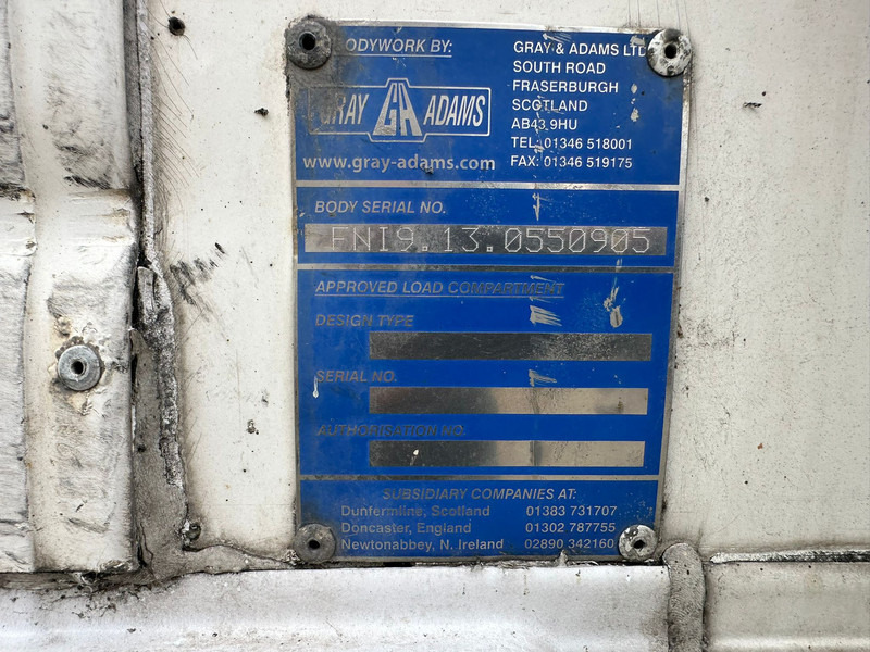 냉동 세미 트레일러 Gray and Adams Meat Hook Thermo King SLXE 400 : 사진 11