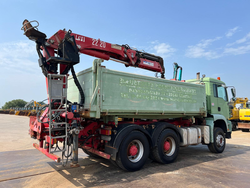 MAN TGA 26.480 tipper + HMF crane - 덤프트럭, 크레인 트럭 : 사진 5 MAN TGA 26.480 tipper + HMF crane - 덤프트럭, 크레인 트럭 : 사진 5