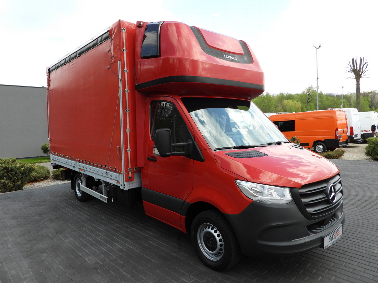 MERCEDES SPRINTER 316 8 PALLETS TARPAULIN LIFT CRUISE CONTROL AIR CONDITIONING  160HP - 커튼 사이드 밴 : 사진 4 MERCEDES SPRINTER 316 8 PALLETS TARPAULIN LIFT CRUISE CONTROL AIR CONDITIONING  160HP - 커튼 사이드 밴 : 사진 4