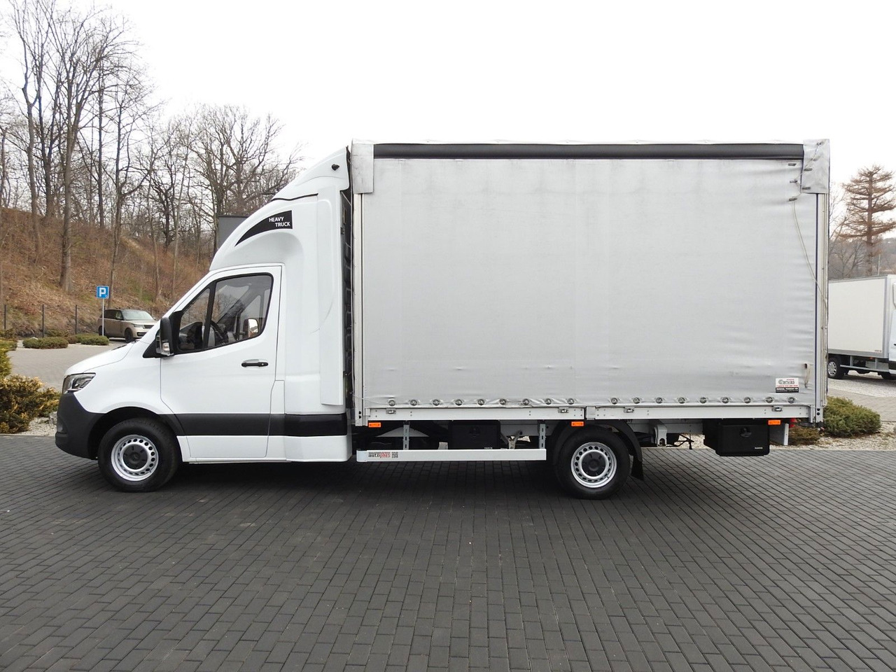 커튼 사이드 밴, 콤비 밴 Mercedes-Benz SPRINTER 316 PRITSCHE PLANE 10 PALETTEN WEBASTO : 사진 9