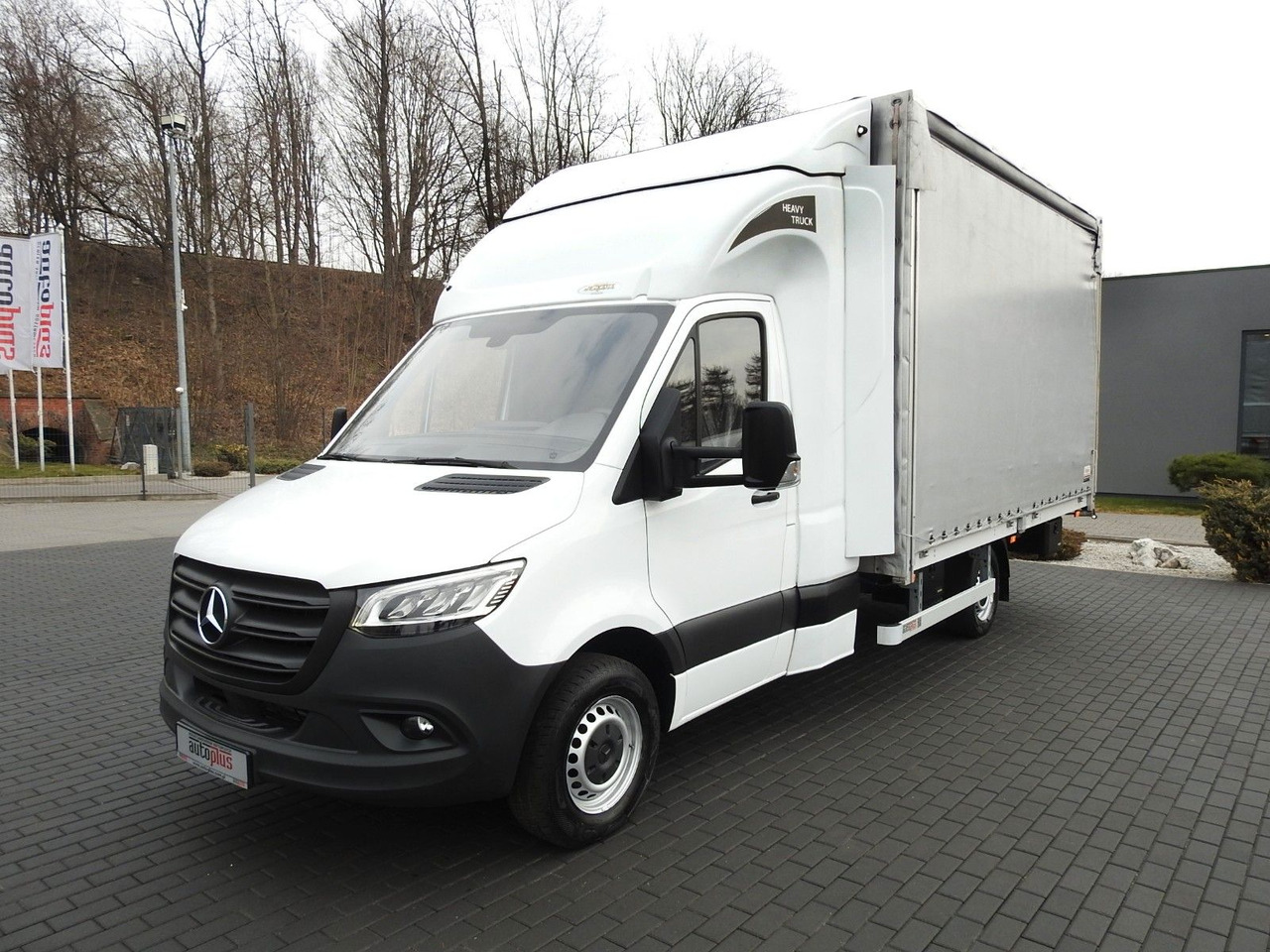 커튼 사이드 밴, 콤비 밴 Mercedes-Benz SPRINTER 316 PRITSCHE PLANE 10 PALETTEN WEBASTO : 사진 6