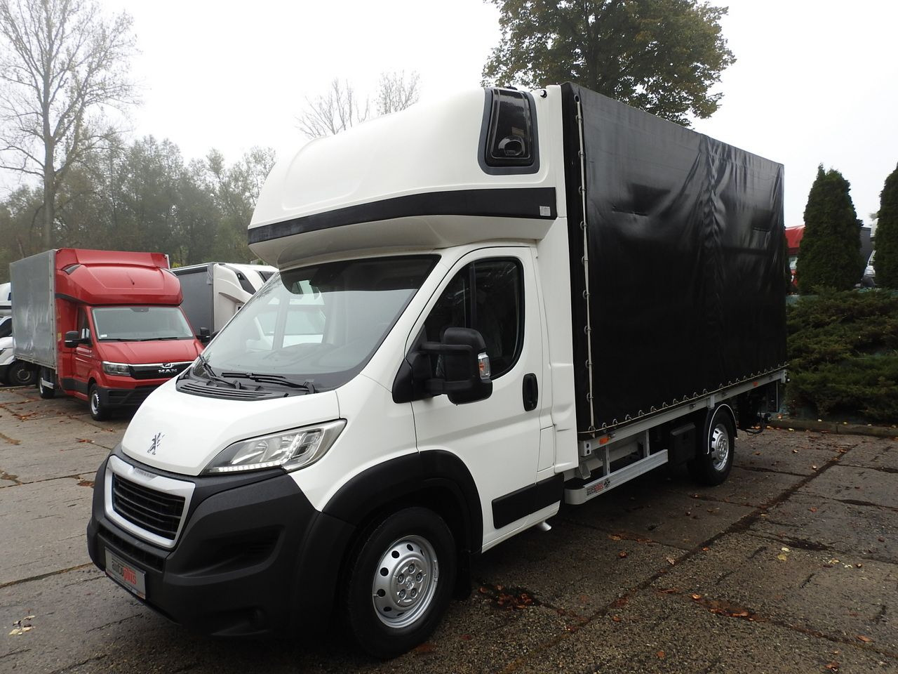 커튼 사이드 밴 PEUGEOT BOXER  TARPAULIN LIFT 8 PALLETS WEBASTO LED LIGHTS AIR CONDITIONING  165HP : 사진 6