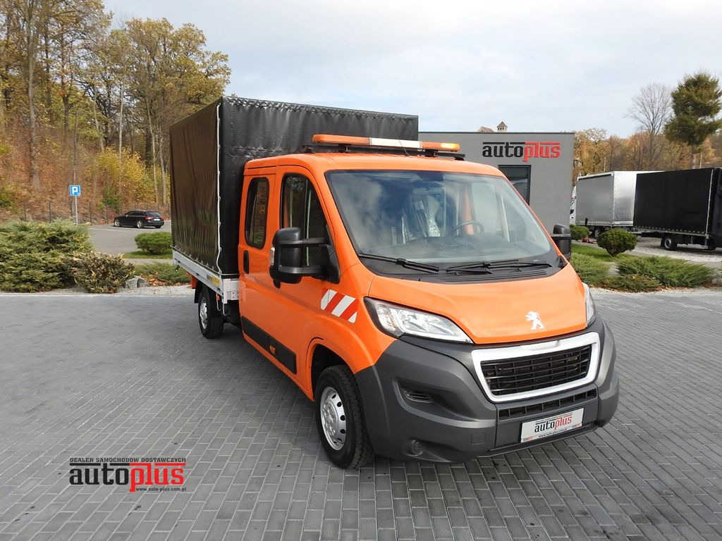 Peugeot BOXER PRITSCHE PLANE DOPPELKABINE DOKA 7 SITZE - 커튼 사이드 밴, 콤비 밴 : 사진 1 Peugeot BOXER PRITSCHE PLANE DOPPELKABINE DOKA 7 SITZE - 커튼 사이드 밴, 콤비 밴 : 사진 1