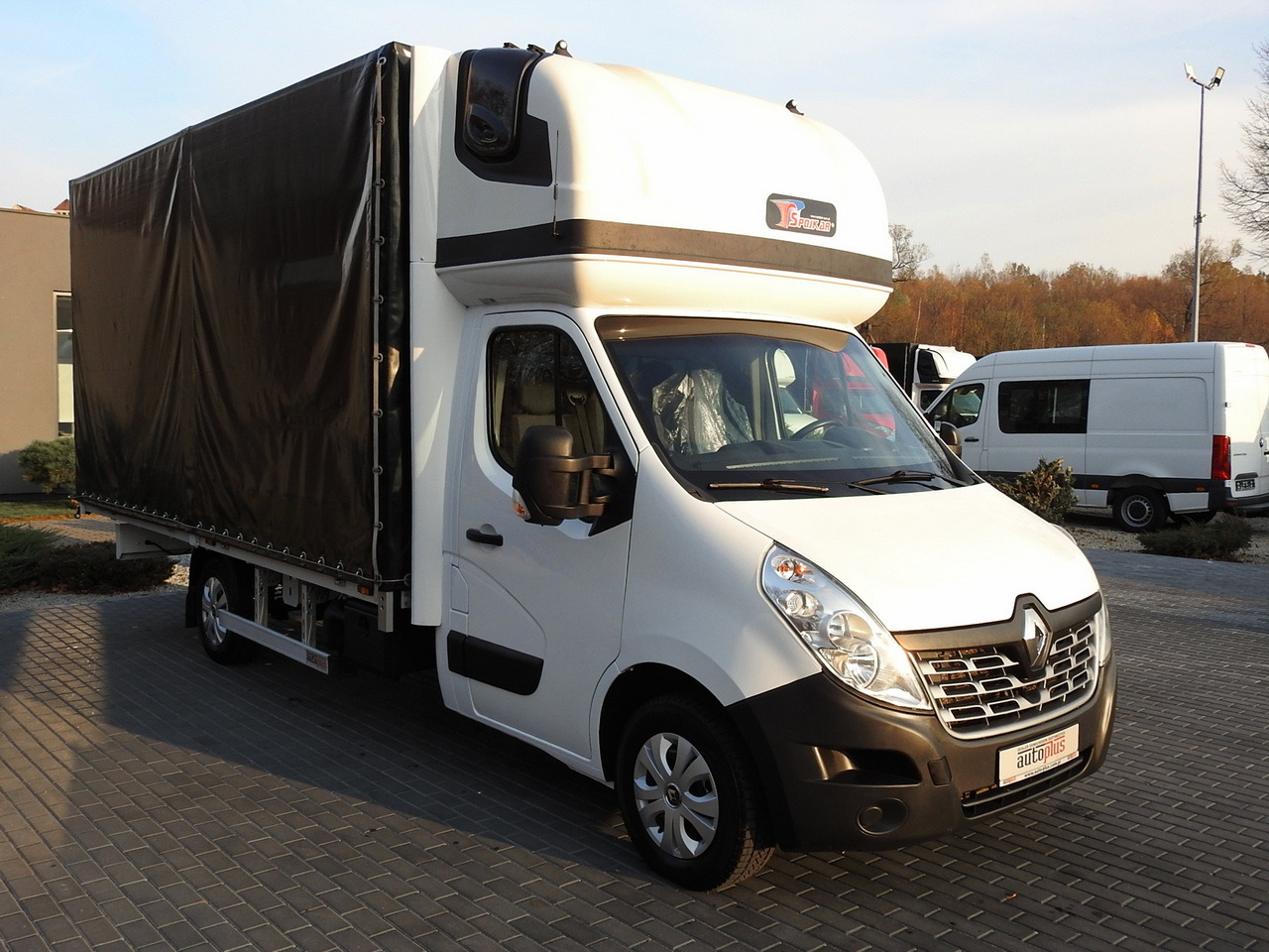RENAULT MASTER TARPAULIN 10 PALLETS WEBASTO CRUISE CONTROL AIR CONDITIONING PNEUMATICS 170HP - 커튼 사이드 밴 : 사진 4 RENAULT MASTER TARPAULIN 10 PALLETS WEBASTO CRUISE CONTROL AIR CONDITIONING PNEUMATICS 170HP - 커튼 사이드 밴 : 사진 4