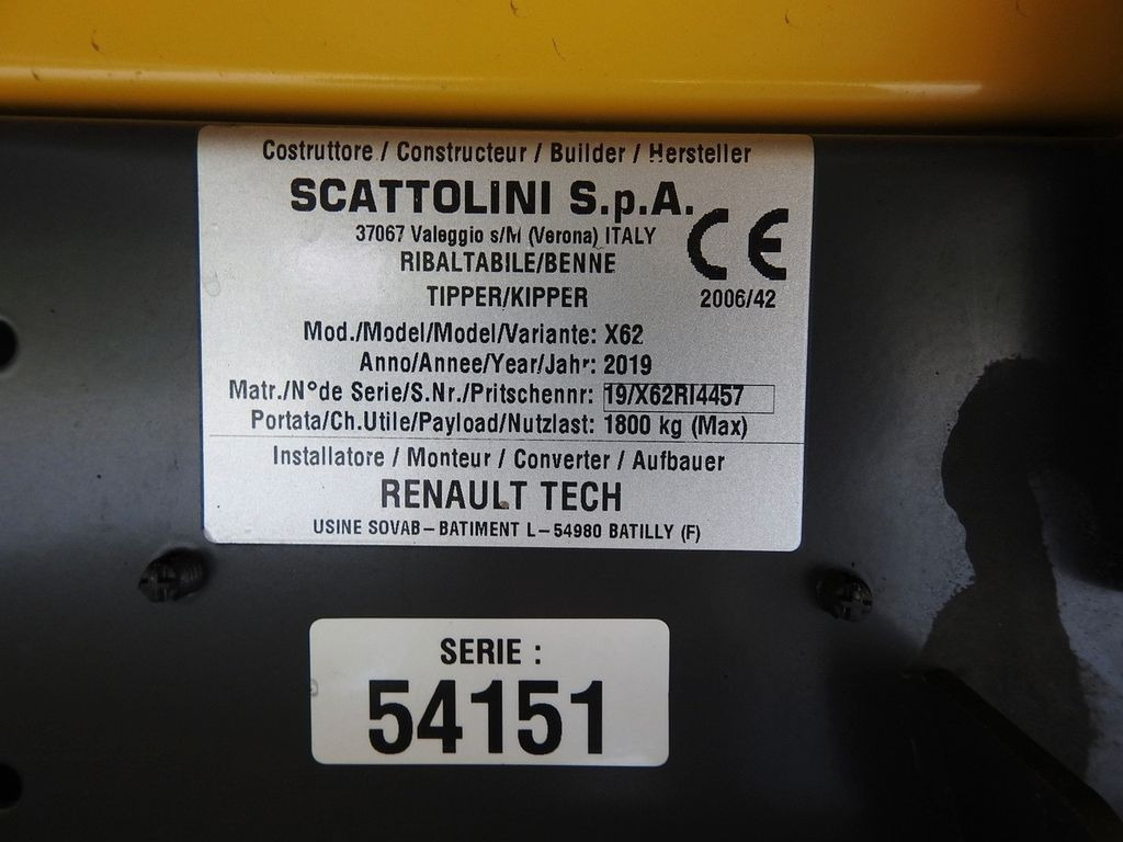 리스 Renault MASTER KIPPER TEMPOMAT NAVIGATION LADEGEWICH  Renault MASTER KIPPER TEMPOMAT NAVIGATION LADEGEWICH : 사진 21