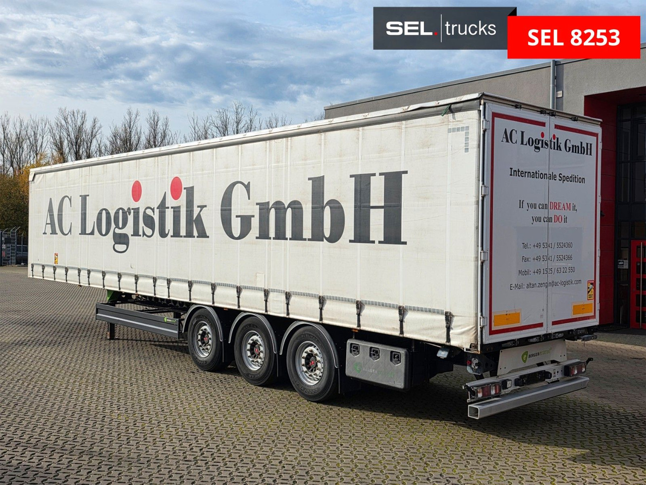 커튼사이더 세미 트레일러 Berger SAPL 24 / Coilmulde : 사진 7