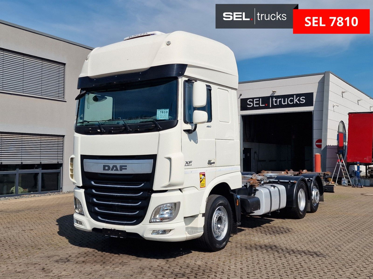 DAF XF 460 FAN / Intarder / Lenkachse / Standklima - 컨테이너 운반 장치/ 스와프 보디 트럭 : 사진 1 DAF XF 460 FAN / Intarder / Lenkachse / Standklima - 컨테이너 운반 장치/ 스와프 보디 트럭 : 사진 1