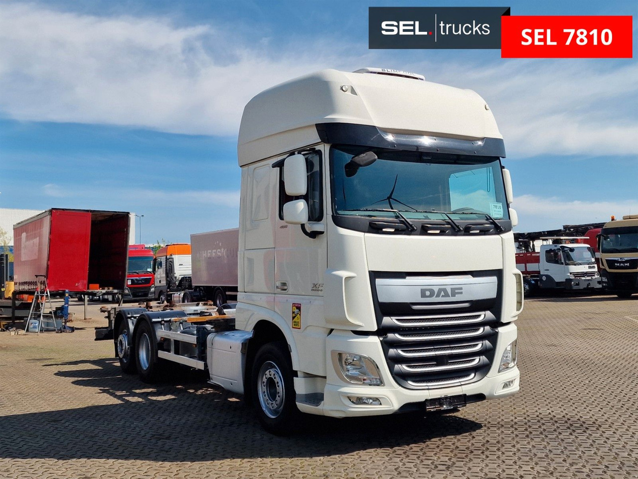 DAF XF 460 FAN / Intarder / Lenkachse / Standklima - 컨테이너 운반 장치/ 스와프 보디 트럭 : 사진 3 DAF XF 460 FAN / Intarder / Lenkachse / Standklima - 컨테이너 운반 장치/ 스와프 보디 트럭 : 사진 3
