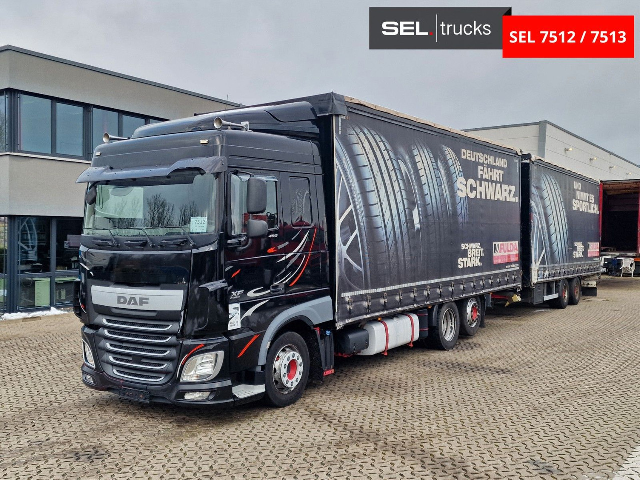 DAF XF 460 FAR / ZF Intarder / Durchladezug - 커튼사이더 트럭 : 사진 1 DAF XF 460 FAR / ZF Intarder / Durchladezug - 커튼사이더 트럭 : 사진 1