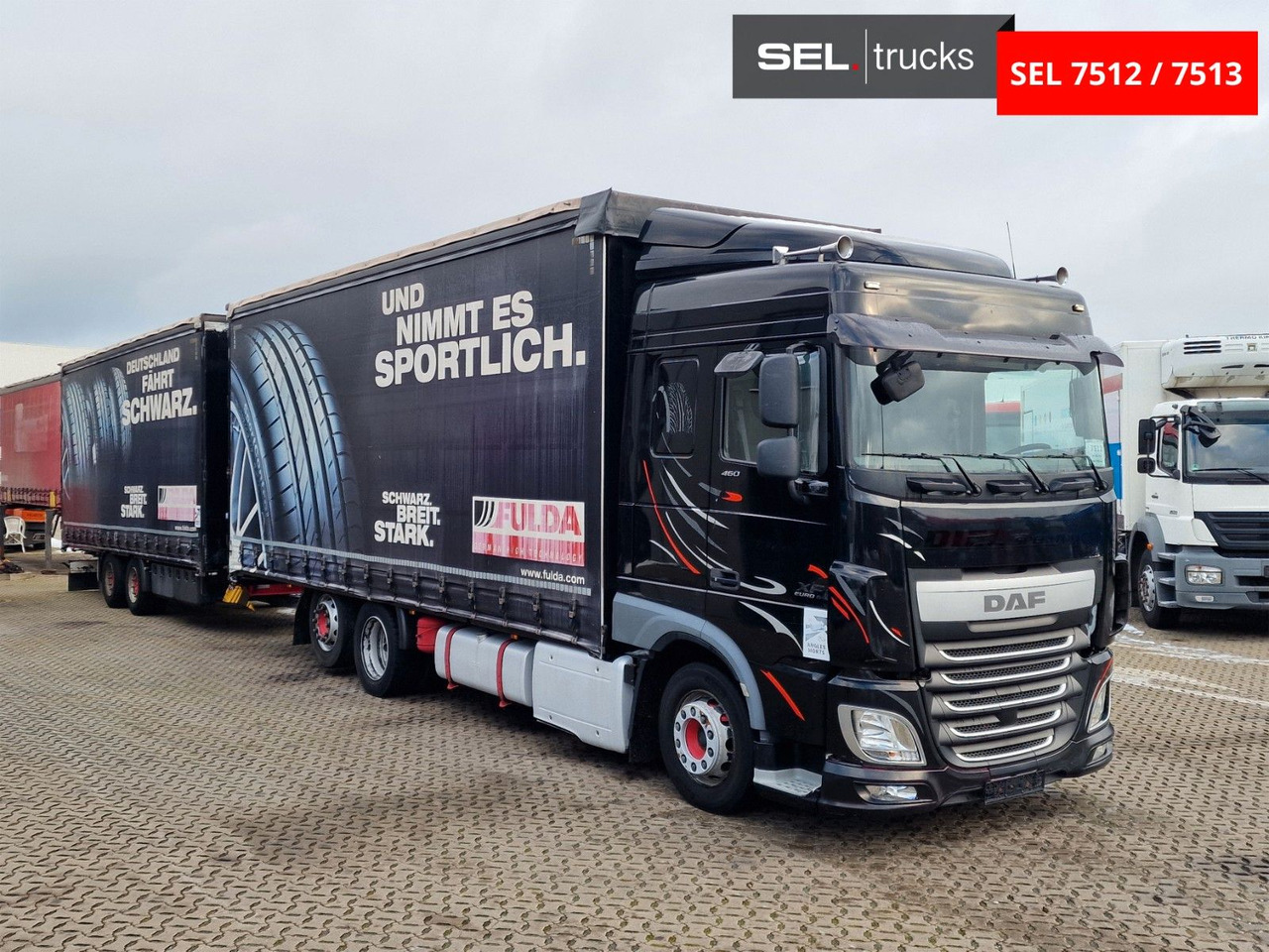 DAF XF 460 FAR / ZF Intarder / Durchladezug - 커튼사이더 트럭 : 사진 3 DAF XF 460 FAR / ZF Intarder / Durchladezug - 커튼사이더 트럭 : 사진 3