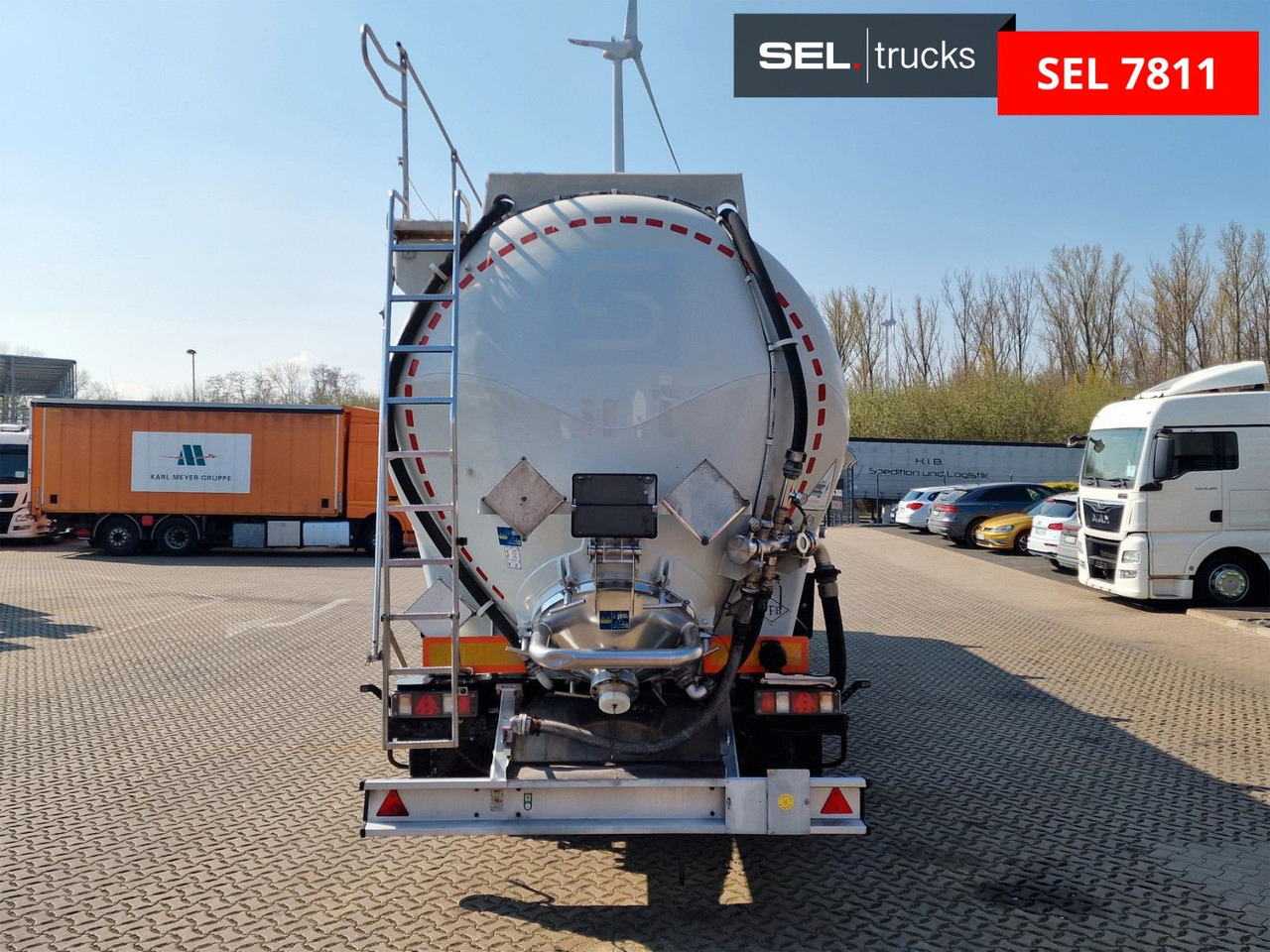 사일로 세미 트레일러 Feldbinder KIP 60/7300/A/2 / 60.000 l / Kippsilo : 사진 6