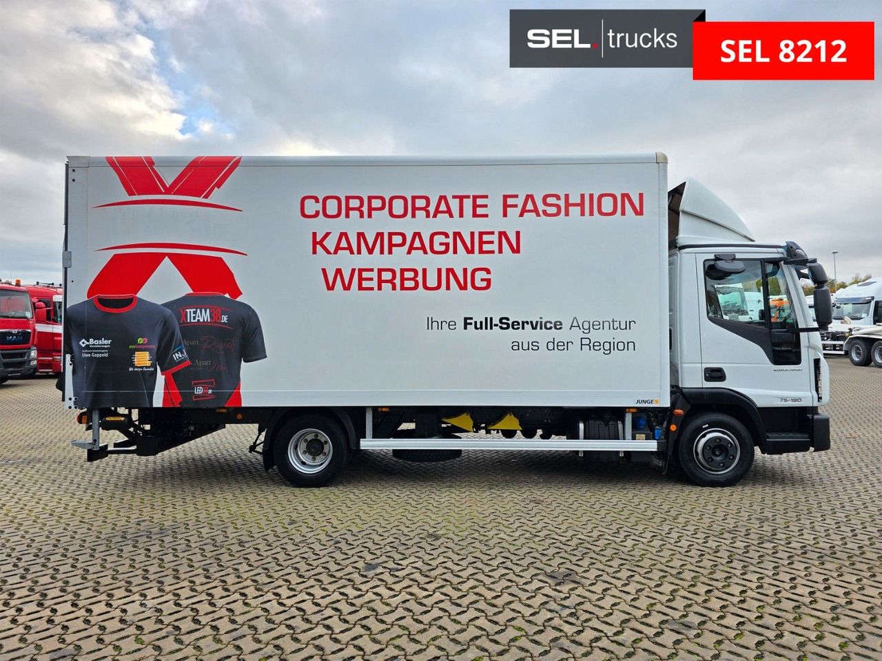 Iveco Eurocargo 75-190 / Ladebordwand / 6D - 박스 밴 : 사진 4 Iveco Eurocargo 75-190 / Ladebordwand / 6D - 박스 밴 : 사진 4