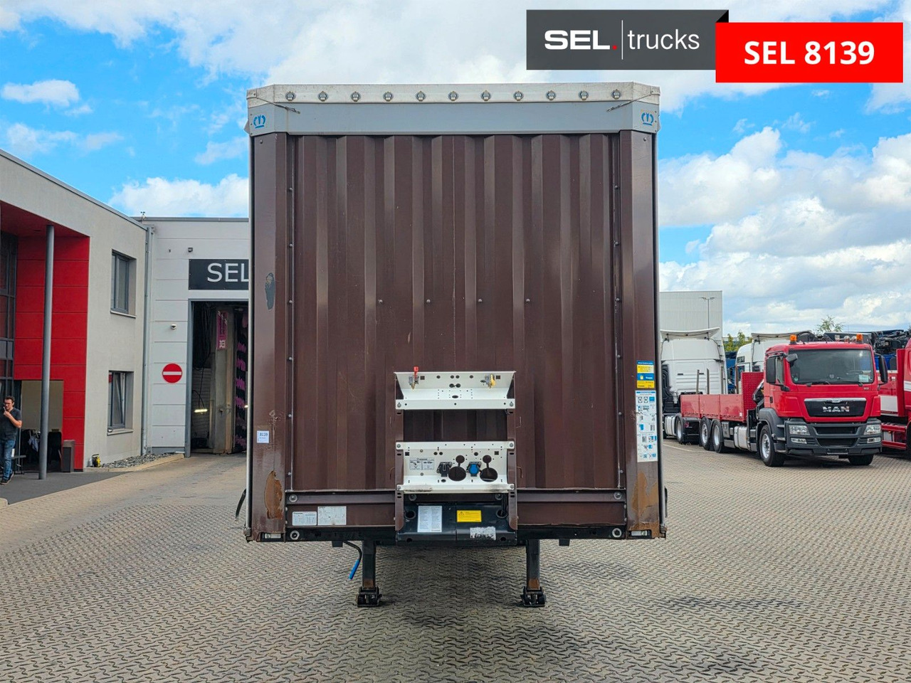 Krone SD / 2 Liftachsen - 커튼사이더 세미 트레일러 : 사진 3 Krone SD / 2 Liftachsen - 커튼사이더 세미 트레일러 : 사진 3