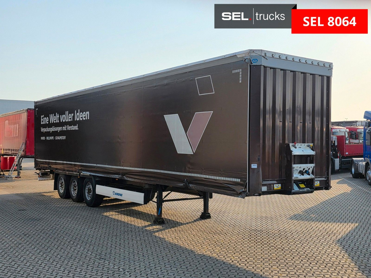Krone SZ / EDSCHA / Liftachse - 커튼사이더 세미 트레일러 : 사진 3 Krone SZ / EDSCHA / Liftachse - 커튼사이더 세미 트레일러 : 사진 3