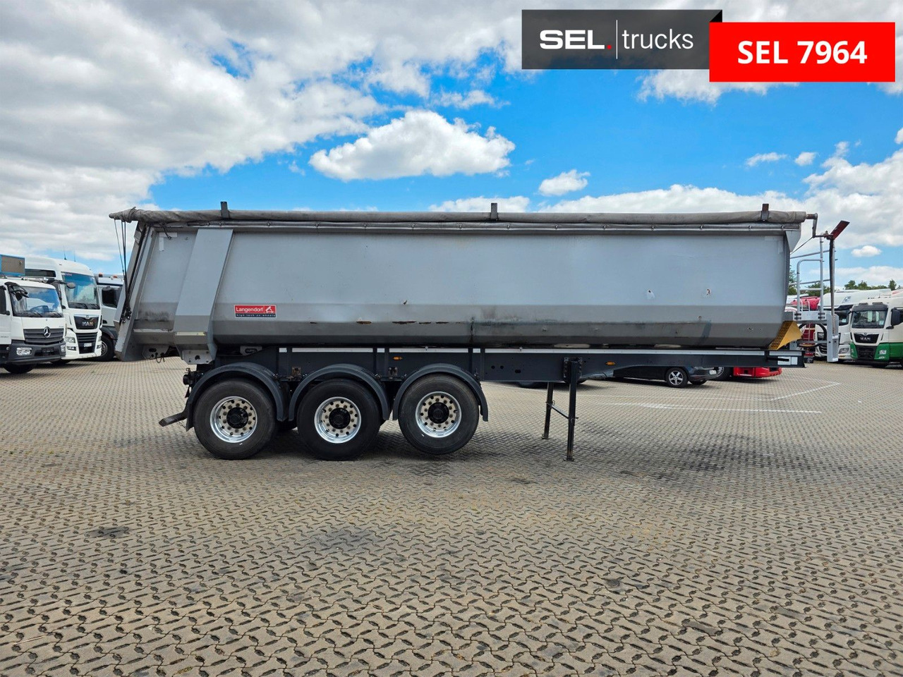 Langendorf SKS-HS 24/30 / Alu-Felgen / Liftachse - 덤프 세미 트레일러 : 사진 4 Langendorf SKS-HS 24/30 / Alu-Felgen / Liftachse - 덤프 세미 트레일러 : 사진 4