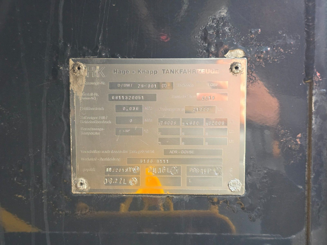 유조트럭 MAN TGS 26.440 6X2-2 LL / ADR AT / 3 Kamm. / Lenkac. : 사진 25 유조트럭 MAN TGS 26.440 6X2-2 LL / ADR AT / 3 Kamm. / Lenkac. : 사진 25