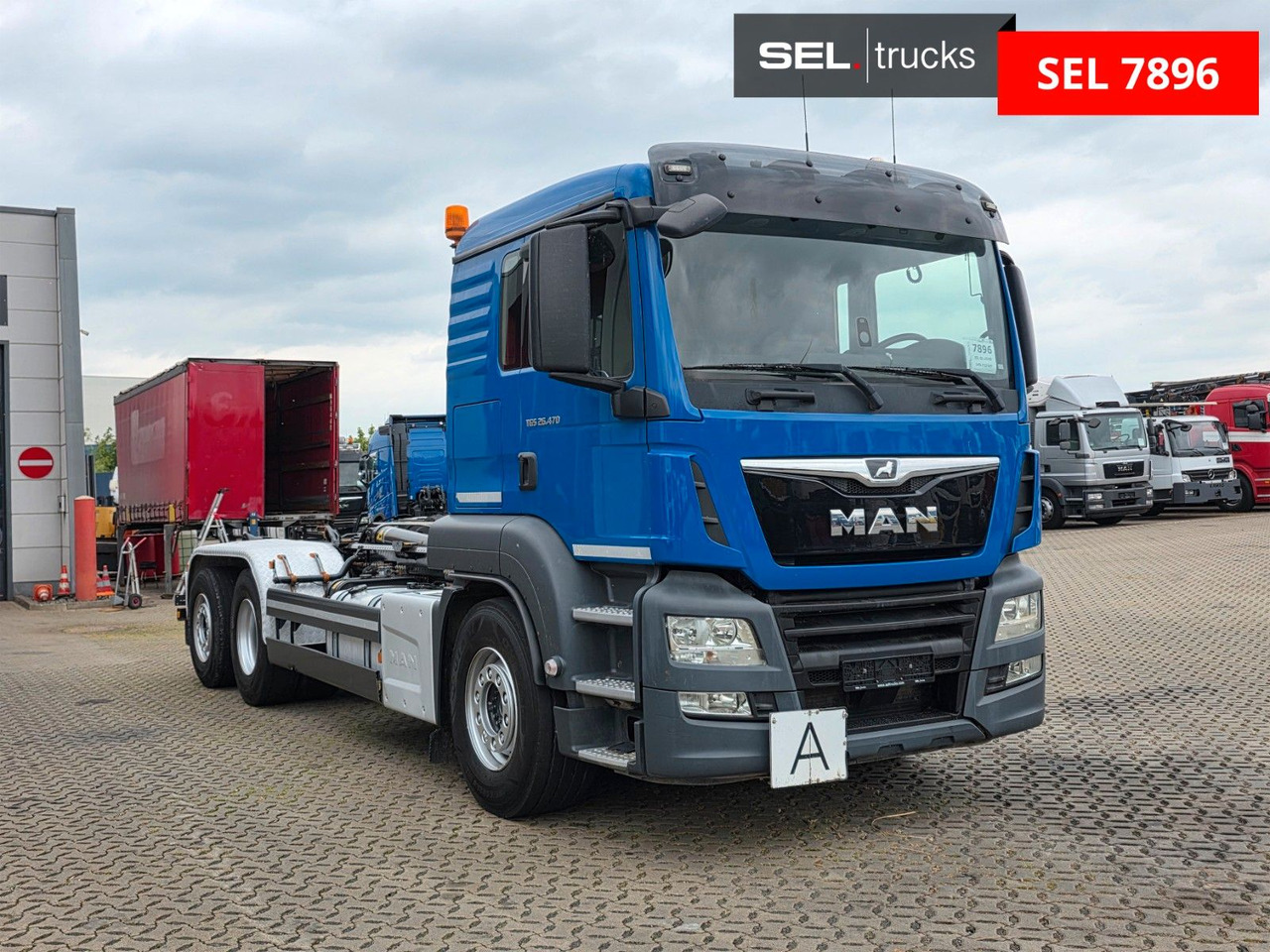 MAN TGS 26.470 6X2-4 BL / Intarder / Lenkachse / 6D - 후크 리프트 트럭 : 사진 3 MAN TGS 26.470 6X2-4 BL / Intarder / Lenkachse / 6D - 후크 리프트 트럭 : 사진 3