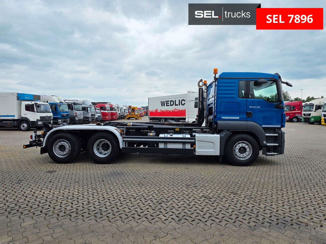 MAN TGS 26.470 6X2-4 BL / Intarder / Lenkachse / 6D - 후크 리프트 트럭 : 사진 4 MAN TGS 26.470 6X2-4 BL / Intarder / Lenkachse / 6D - 후크 리프트 트럭 : 사진 4