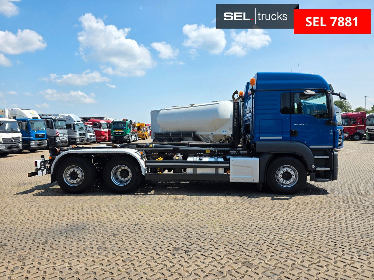 MAN TGS 26.470 6x2-4 BL /Intarder / Lenkachse / 6D - 후크 리프트 트럭 : 사진 4 MAN TGS 26.470 6x2-4 BL /Intarder / Lenkachse / 6D - 후크 리프트 트럭 : 사진 4