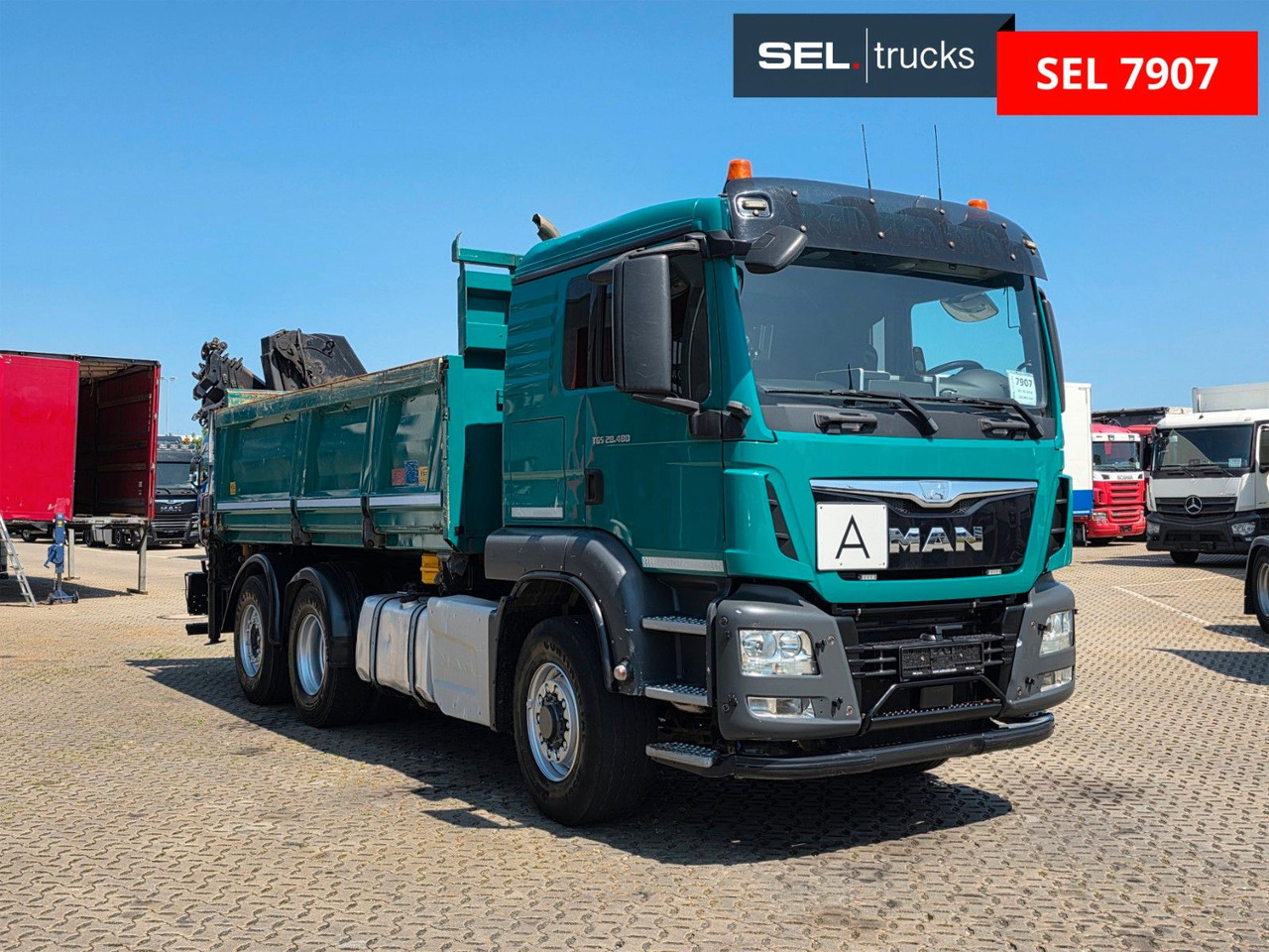 MAN TGS 28.480 6X4H-4 BL /HIAB /Fernbed. / Lenkachse - 덤프트럭, 크레인 트럭 : 사진 5 MAN TGS 28.480 6X4H-4 BL /HIAB /Fernbed. / Lenkachse - 덤프트럭, 크레인 트럭 : 사진 5