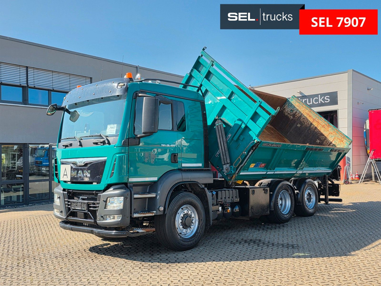 MAN TGS 28.480 6X4H-4 BL /HIAB /Fernbed. / Lenkachse - 덤프트럭, 크레인 트럭 : 사진 2 MAN TGS 28.480 6X4H-4 BL /HIAB /Fernbed. / Lenkachse - 덤프트럭, 크레인 트럭 : 사진 2