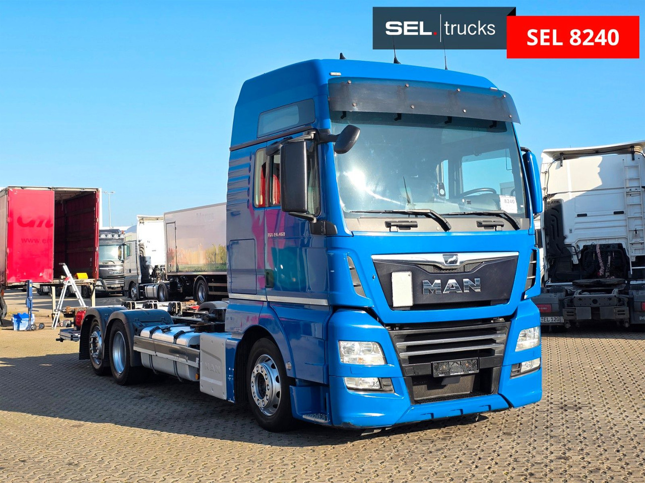 MAN TGX 24.460 6x2-2 LL-U / Ldbw / Standklima - 컨테이너 운반 장치/ 스와프 보디 트럭 : 사진 3 MAN TGX 24.460 6x2-2 LL-U / Ldbw / Standklima - 컨테이너 운반 장치/ 스와프 보디 트럭 : 사진 3