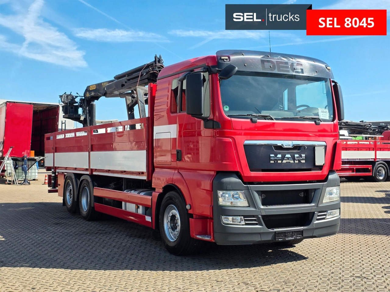 MAN TGX 26.400 6x2-2 LL / Ohne Fernbed. / Lenkachse - 크레인 트럭 : 사진 3 MAN TGX 26.400 6x2-2 LL / Ohne Fernbed. / Lenkachse - 크레인 트럭 : 사진 3