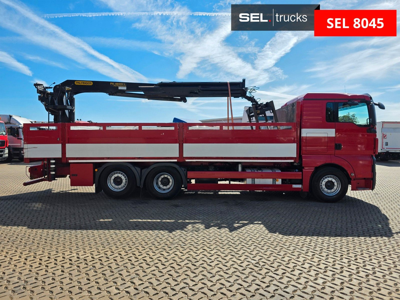 MAN TGX 26.400 6x2-2 LL / Ohne Fernbed. / Lenkachse - 크레인 트럭 : 사진 4 MAN TGX 26.400 6x2-2 LL / Ohne Fernbed. / Lenkachse - 크레인 트럭 : 사진 4