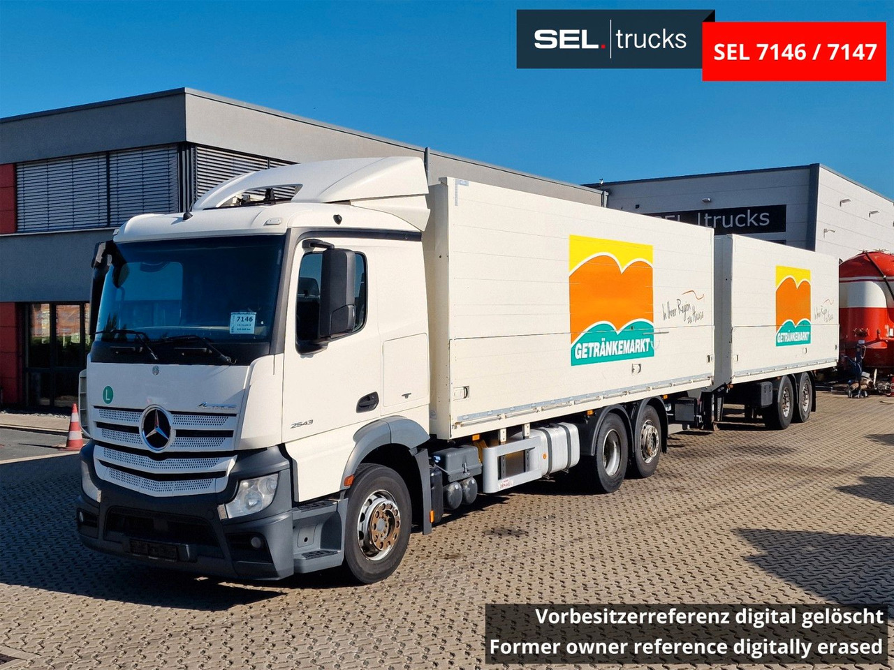 Mercedes-Benz Actros 2543 / Retarder / Lenkachse / Liftachse - 음료 트럭 : 사진 1 Mercedes-Benz Actros 2543 / Retarder / Lenkachse / Liftachse - 음료 트럭 : 사진 1