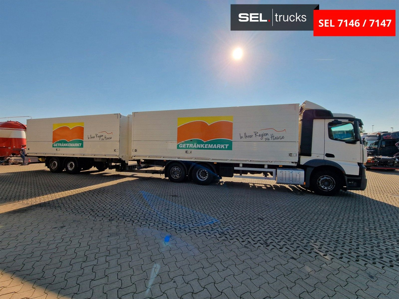 Mercedes-Benz Actros 2543 / Retarder / Lenkachse / Liftachse - 음료 트럭 : 사진 4 Mercedes-Benz Actros 2543 / Retarder / Lenkachse / Liftachse - 음료 트럭 : 사진 4