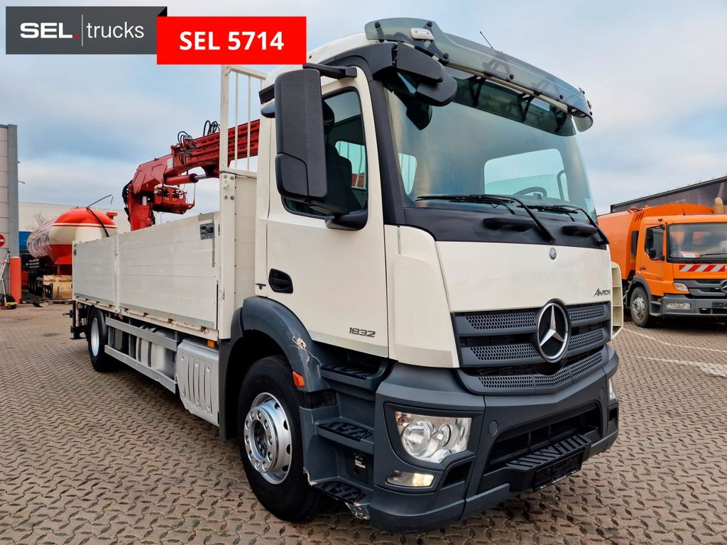 Mercedes-Benz Antos 1832 / MKG Kran - 드롭사이드/ 플랫베드 트럭, 크레인 트럭 : 사진 4 Mercedes-Benz Antos 1832 / MKG Kran - 드롭사이드/ 플랫베드 트럭, 크레인 트럭 : 사진 4