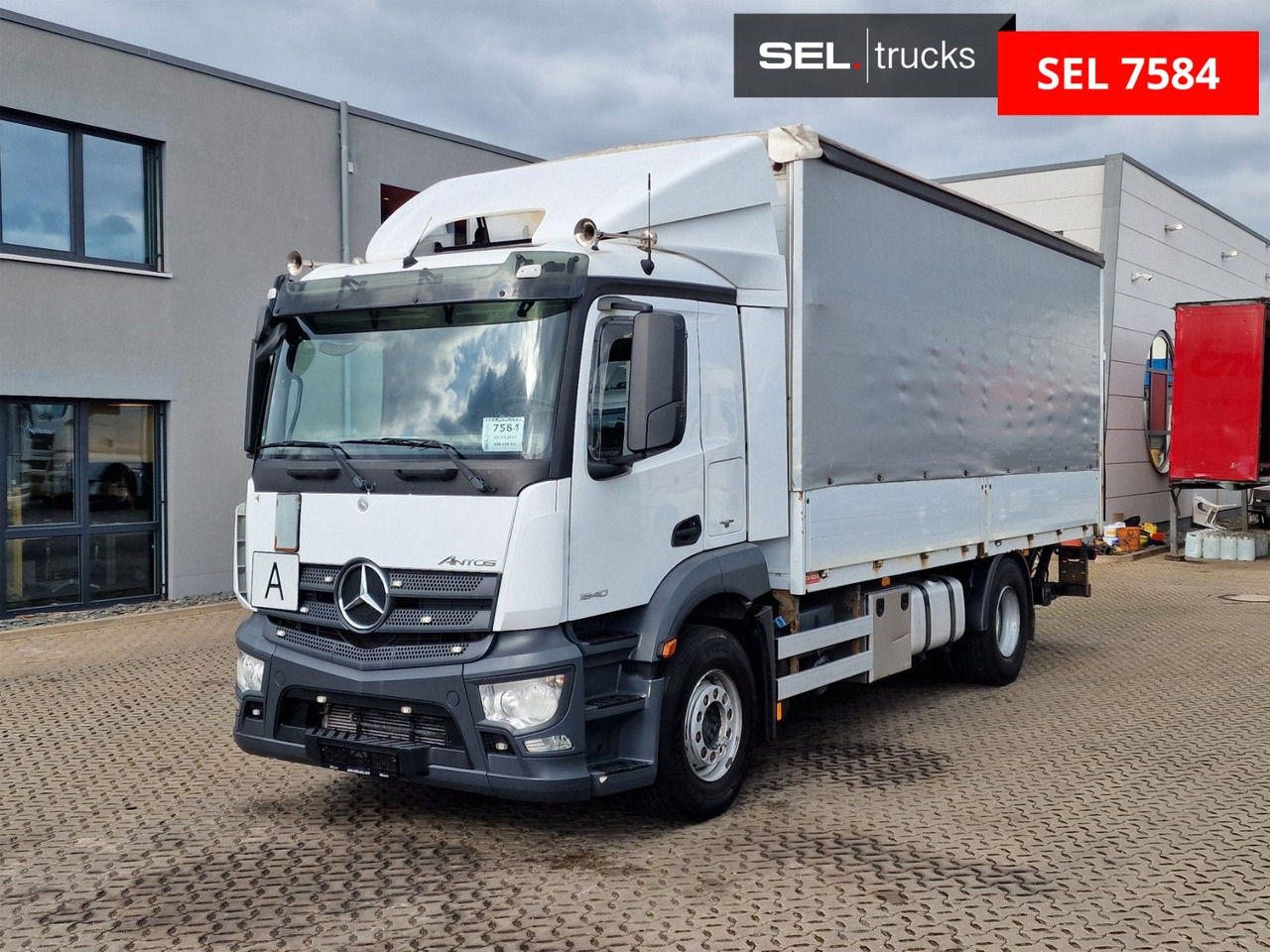 Mercedes-Benz Antos 1840 / Ladebordwand - 커튼사이더 트럭 : 사진 1 Mercedes-Benz Antos 1840 / Ladebordwand - 커튼사이더 트럭 : 사진 1