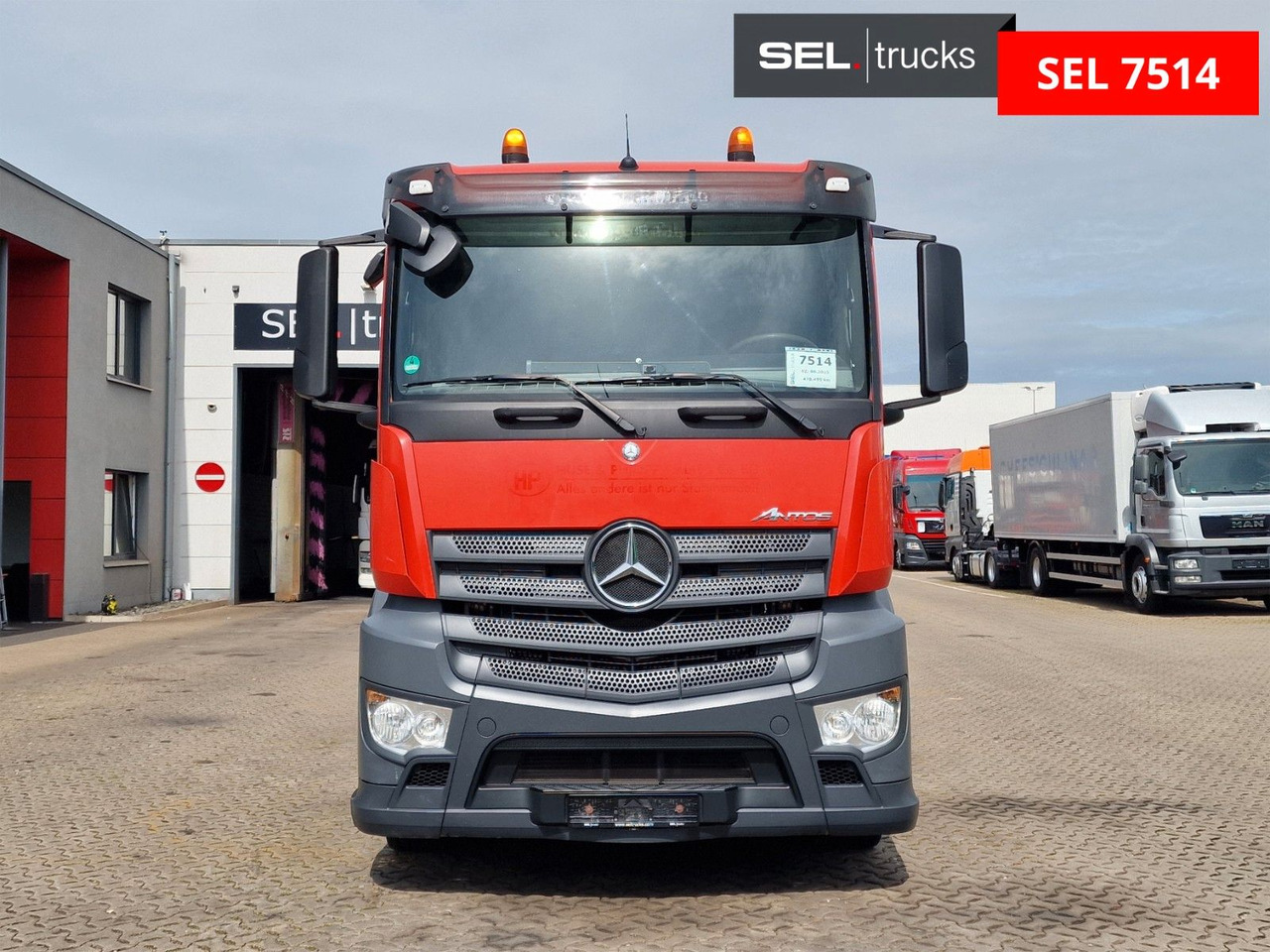 Mercedes-Benz Antos 1843 / Atlas 172.3E-A4 / KRAN - 트랙터 유닛 : 사진 3 Mercedes-Benz Antos 1843 / Atlas 172.3E-A4 / KRAN - 트랙터 유닛 : 사진 3
