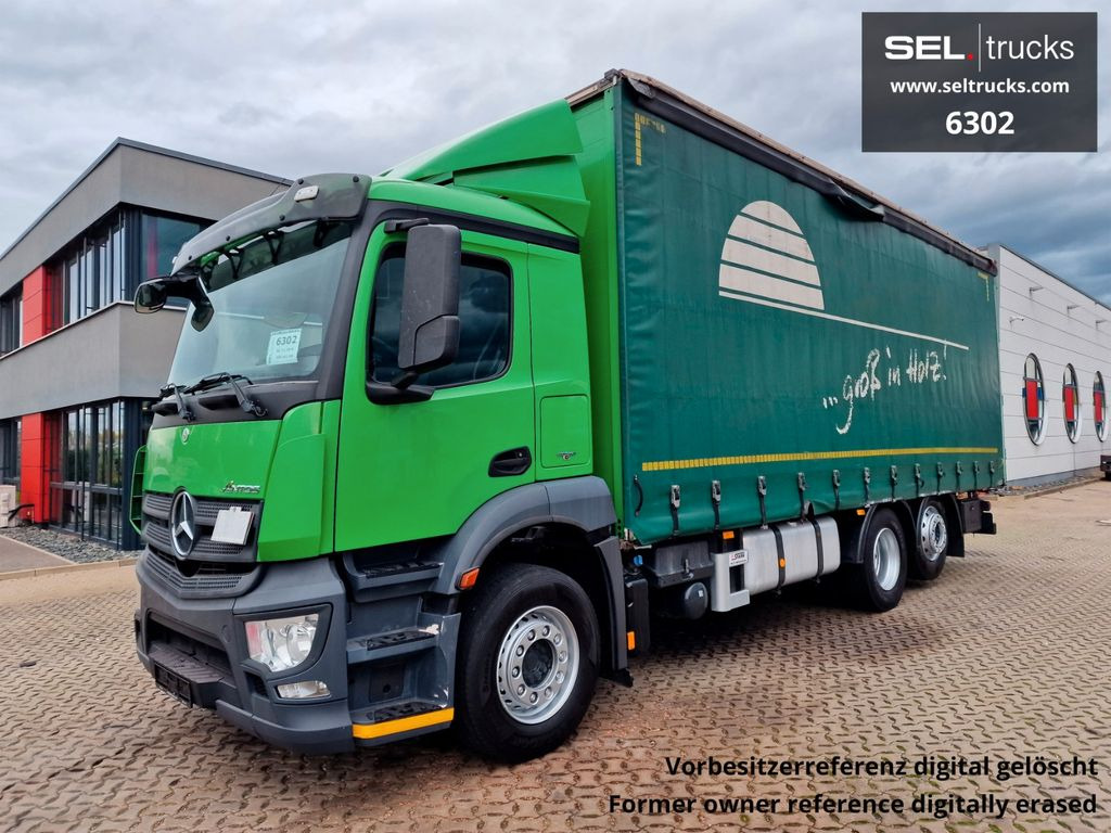 Mercedes-Benz Antos 2536 L / LENKACHSE / STERZANTE - 커튼사이더 트럭 : 사진 1 Mercedes-Benz Antos 2536 L / LENKACHSE / STERZANTE - 커튼사이더 트럭 : 사진 1