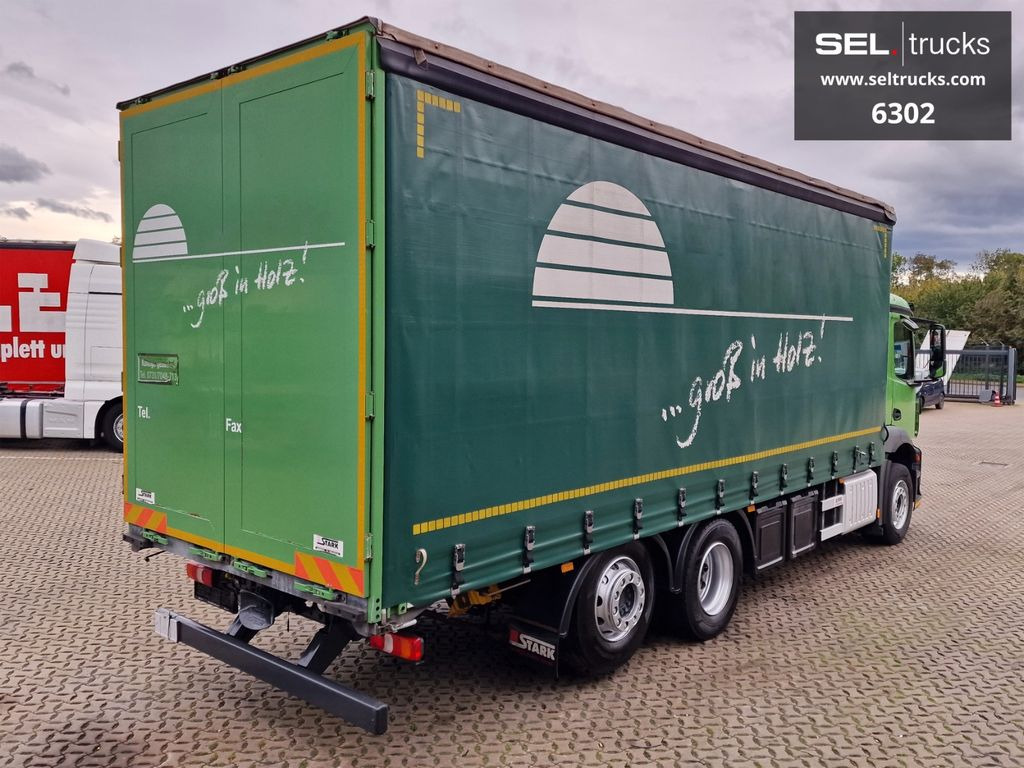 Mercedes-Benz Antos 2536 L / LENKACHSE / STERZANTE - 커튼사이더 트럭 : 사진 5 Mercedes-Benz Antos 2536 L / LENKACHSE / STERZANTE - 커튼사이더 트럭 : 사진 5