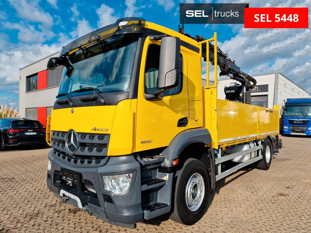 Mercedes-Benz Arocs 1830 / Atlas 105.2 - A2L / NEUE BATTERIEN - 크레인 트럭 : 사진 1 Mercedes-Benz Arocs 1830 / Atlas 105.2 - A2L / NEUE BATTERIEN - 크레인 트럭 : 사진 1