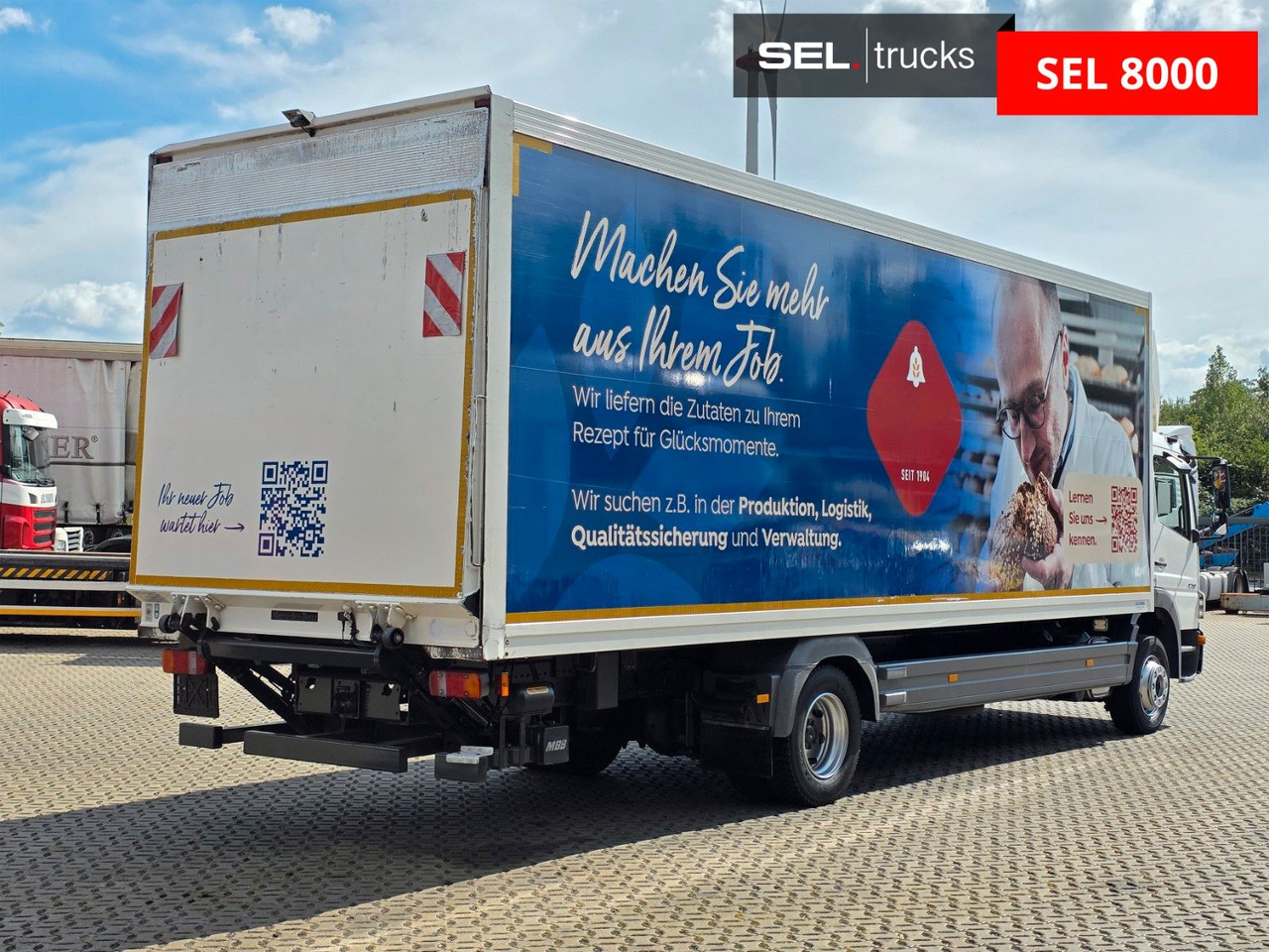 Mercedes-Benz Atego 1218 / Ladebordwand - 박스 트럭 : 사진 5 Mercedes-Benz Atego 1218 / Ladebordwand - 박스 트럭 : 사진 5