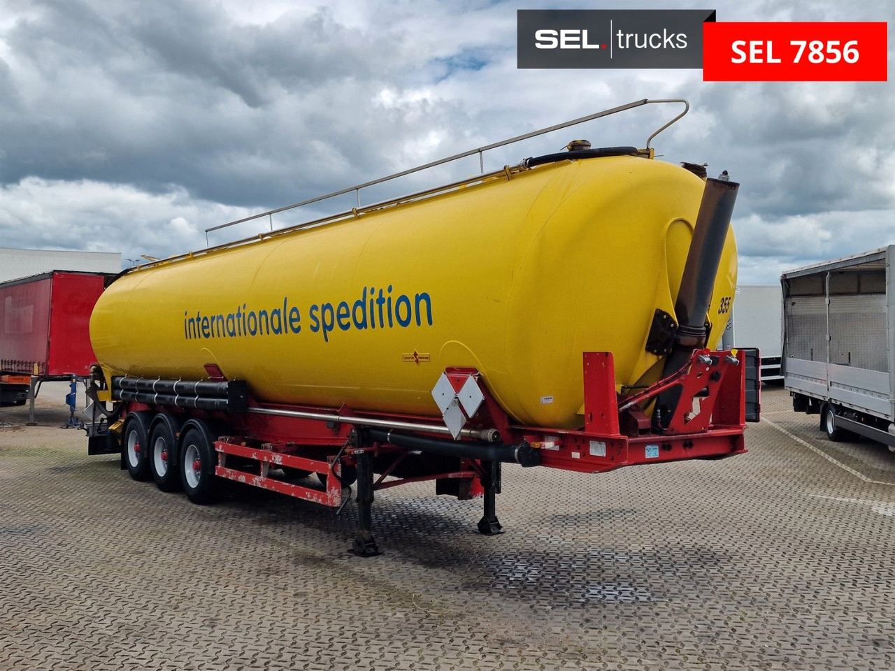Spitzer SK2766 CAL GGVS / Kippsilo / 66m3 / ADR AT - 사일로 세미 트레일러 : 사진 3 Spitzer SK2766 CAL GGVS / Kippsilo / 66m3 / ADR AT - 사일로 세미 트레일러 : 사진 3