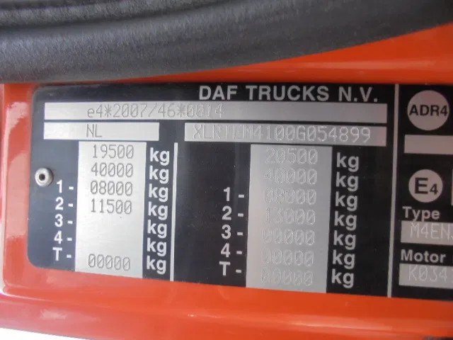 트랙터 유닛 DAF CF 370 SSC NL TRUCK APK 02-26 : 사진 19